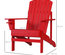 Fauteuil de jardin Adirondack porte-gobelet sapin