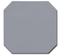 OCTAGON - GRIS  MATE - Carrelage 20x20 cm octogonal Gris mate