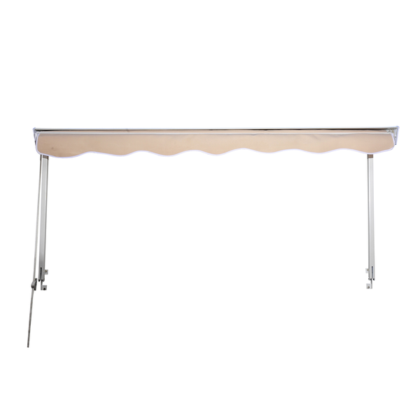 Store banne manuel inclinable beige