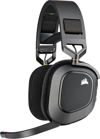 Casque Gamer sans fil Corsair HS80 RGB (Noir)