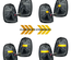 FEUX ARRIERES NOIRS LED SEQUENTIELS UNION JACK MINI COOPER F55 F56 F57 (05637)
