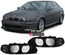 VITRES CACHES PHARES FEUX AVANTS CLIGNOTANTS FUMES NOIRS BMW SERIE 5 E39 PHASE 1 (10080)