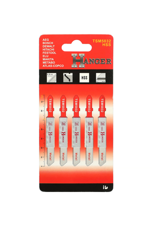 Pack de 5 lames de scie sauteuse TSM5032 pour métal 50mm - HANGER - 150203