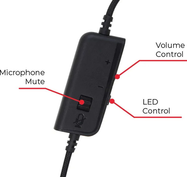 Casque Gamer filaire Verbatim SureFire Harrier 360 RGB (Noir)