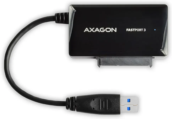 Adaptateur USB 3.0 Axagon ADSA-FP3 vers S-ATA SSD/HDD avec alimentation