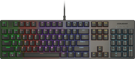 Clavier Gamer mécanique (Red Switch) Cougar Ultimus Ex RGB (Noir)