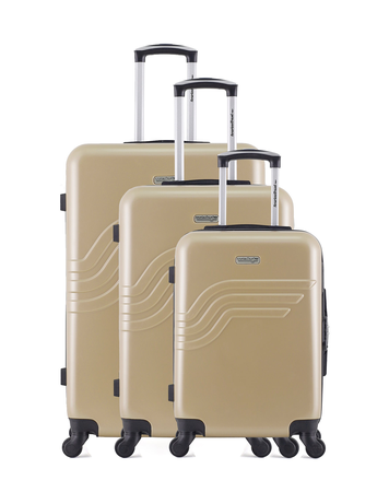 AMERICAN TRAVEL - Set de 3 Valises DETROIT 75 cm 4 Roues