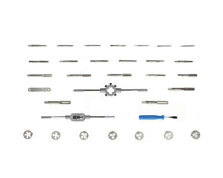 Coffret de 32 tarauds à mains et filières - HANGER - 155899