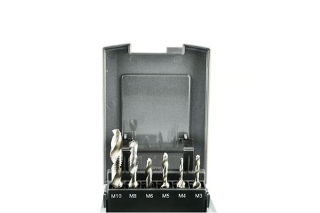 Coffret de 6 forets taraudeurs et porte embout universel - HANGER - 155898