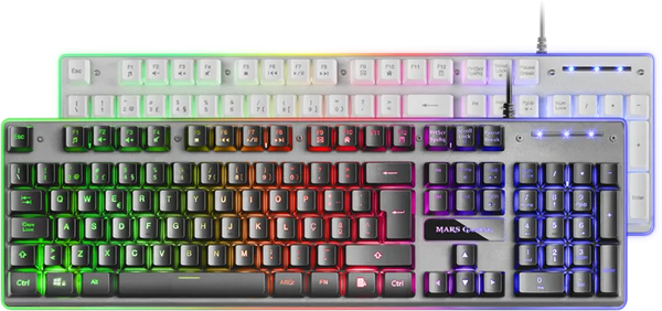 Clavier Gamer Mars Gaming MK220 RGB (Noir)