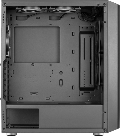Boitier Moyen Tour ATX AeroCool Interstellar RGB avec panneau vitré (Noir)
