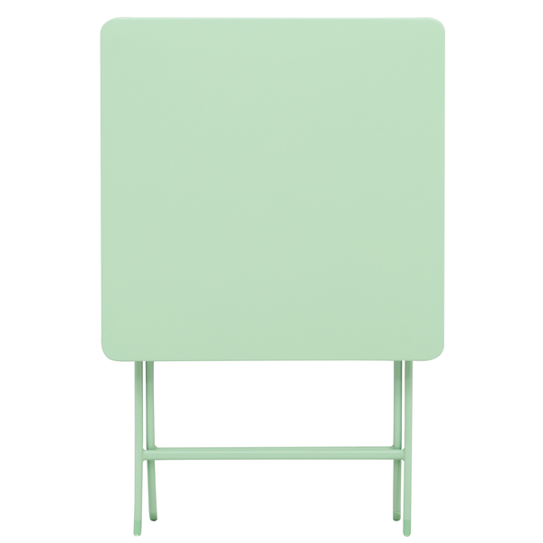 Salon de jardin bistro 2 places pliable métal thermolaqué