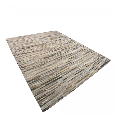 Tapis salon LITTLELINE fait main en cuir