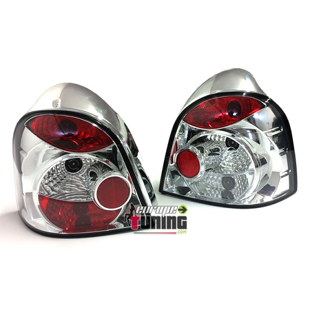 FEUX TUNING LEXUS CHROME POUR RENAULT TWINGO 1 DE 1992 A 2004 (02307)