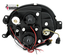 PHARES NOIRS FEUX ANNEAUX LED ANGEL EYES RENAULT TWINGO 1 1992-2007 (11131)