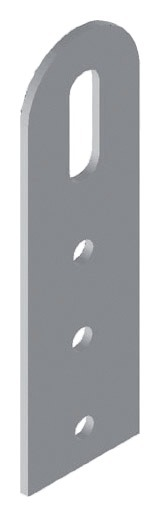 Attache universel à bout carré 90x25mm épaisseur 1,5mm - MONIN - 513950