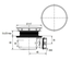 Bonde de douche extra-plate pour receveur D90mm - VALENTIN - 00 571700 000 00