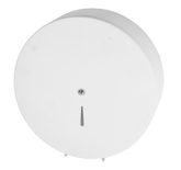 Dérouleur de papier WC en époxy blanc mat rond 220mm - AKW - 23614WH