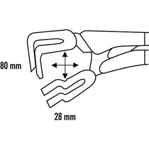 Pince-étau pour coupe ronde 280mm - FACOM - 503