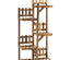 Étagère à fleurs en bois - porte plante bois 6 tablettes bois sapin