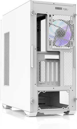 Boitier Moyen Tour E-ATX Zalman Z10 Duo avec panneaux vitrés (Blanc)