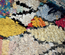 Tapis berbère noué main en tissu recyclé BOUCHAROUITE BE
