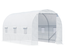 Serre de jardin tunnel surface sol 9 m² blanc