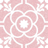 BENACO CAROLE CORAL 20 x 20 cm - Carrelage aspect carreaux de ciment