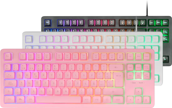 Clavier Gamer Mars Gaming MK023 RGB (Noir)