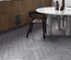 STROMBOLI SIMPLY GREY  - Carrelage uni pour pose chevron ou bâton rompu en  9,2x36,8 cm gris mate