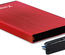 Boitier externe USB 3.1 TooQ TQE-2527 - S-ATA 2,5" (Rouge)