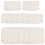 Lot de 14 housses rechange coussins salon de jardin polyester