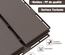 Caillebotis emboîtables - dalles terrasse - lot de  9 composite plastique imitation bois