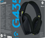Casque Gamer sans fil Logitech G435 LightSpeed (Noir/Jaune)