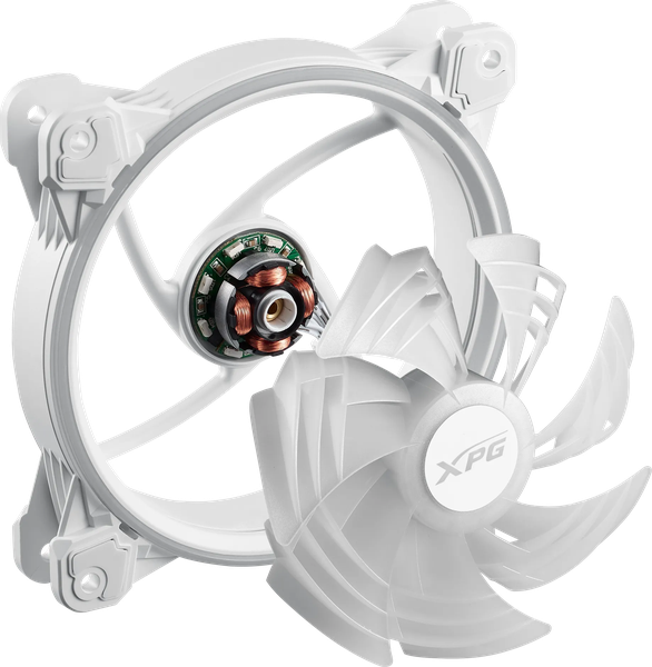 Ventilateur de boitier Adata XPG Hurricane RGB - 12cm (Blanc)