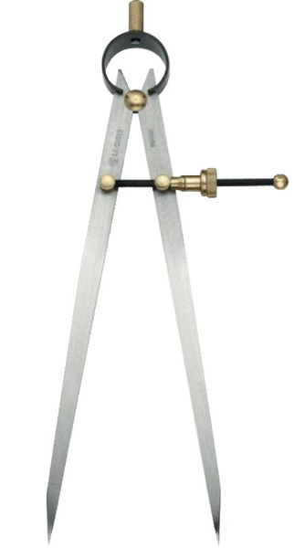 Compas droit à ressort acier 200mm - WILMART - 180107