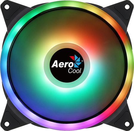 Ventilateur de boitier Aerocool Duo 14 RGB 14cm (Noir)