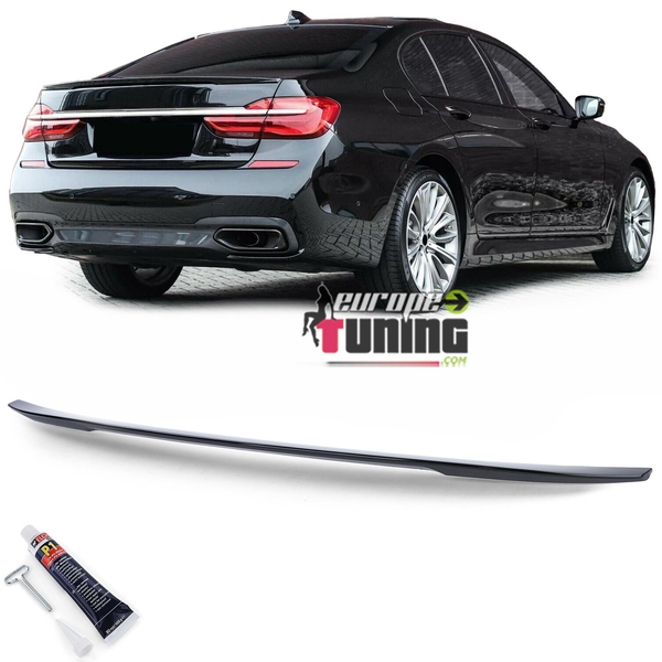 BECQUET SPOILER COFFRE SPORT NOIR BRILLANT BMW SERIE 7 G11 G12 (05518)