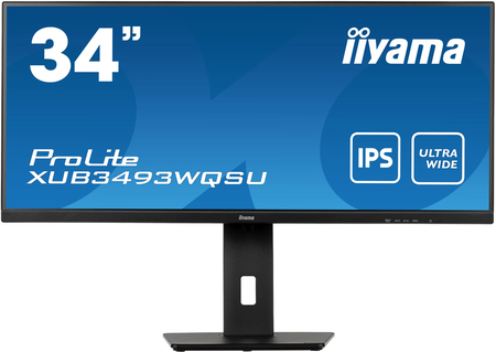 Ecran 34" Iiyama ProLite XUB3493WQSU-B5 UWQHD (Noir)