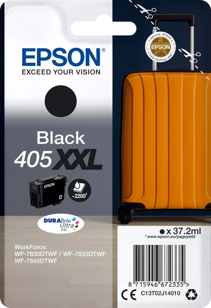 Cartouche d'encre Epson DuraBrite Ultra Valise 405 XXL (Noir)