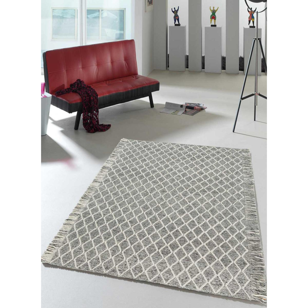 Tapis salon TRANSFORM 9 tissé main en laine
