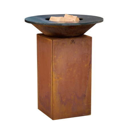 Pack brasero Classic 75 corten + grille en acier - OFYR