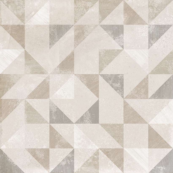 URBAN FOREST NATURAL - Carrelage 20x20 cm aspect béton géométrique Beige