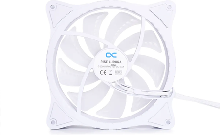 Ventilateur de boitier Alphacool Rise Aurora RGB - 14cm (Blanc)