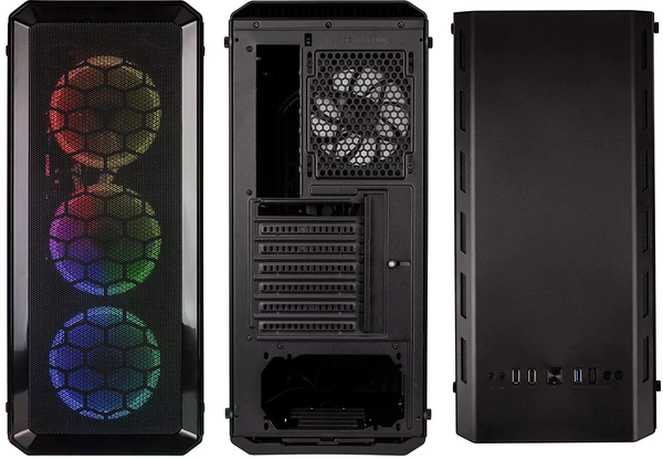 Boitier Moyen Tour ATX Kolink  Levante v2 RGB avec panneaux vitrés (Noir)