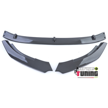SPOILER AVANT SPORT CARBONE POUR PARE CHOCS SPORT VW GOLF 6 GTI GTD (05558)