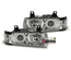 PHARES FEUX AVANTS ANNEAUX CCFL ANGEL EYES BMW SERIE 3 E36 BERLINE TOURING (13711)