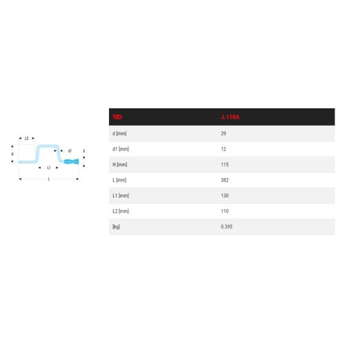 Vilebrequin 3/8'' 382mm - FACOM - J.110A
