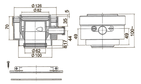 Adaptateur vertical 80/125 - ELM LEBLANC - 7716780200