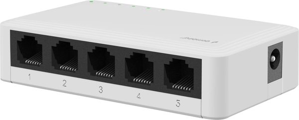 Switch réseau Ethernet Gigabit Gembird - 5 ports (Blanc)